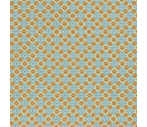 Baumwolle - Julia Blüten türkis